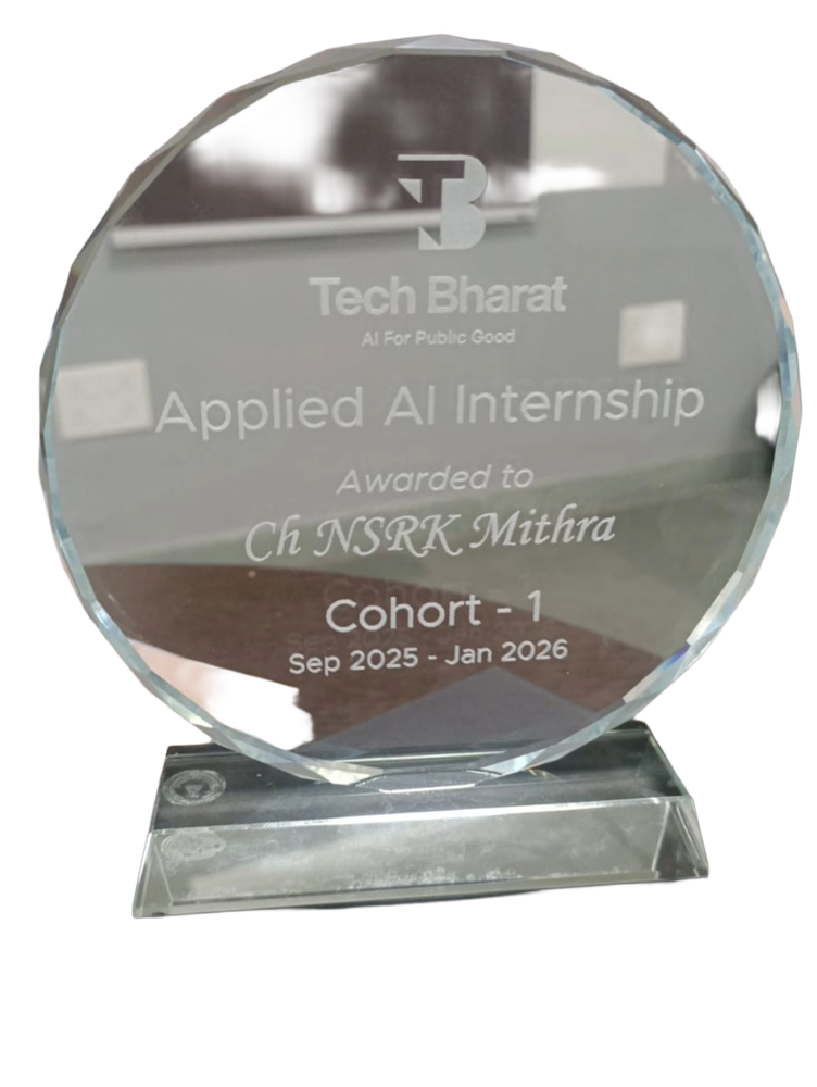 TechBharat AI CoE Award & Recognition